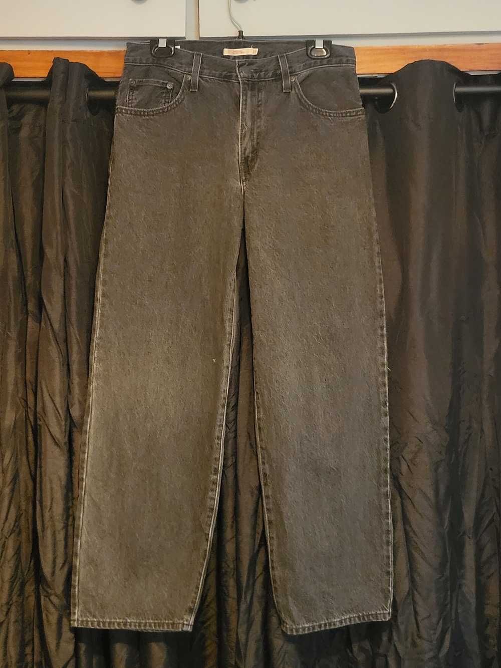 Levi's Black Wide Leg Jeans